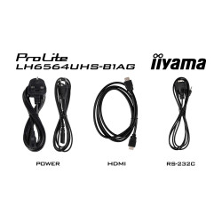65'' iiyama LH6564UHS-B1AG: VA, 4K UHD, Android, 24/7