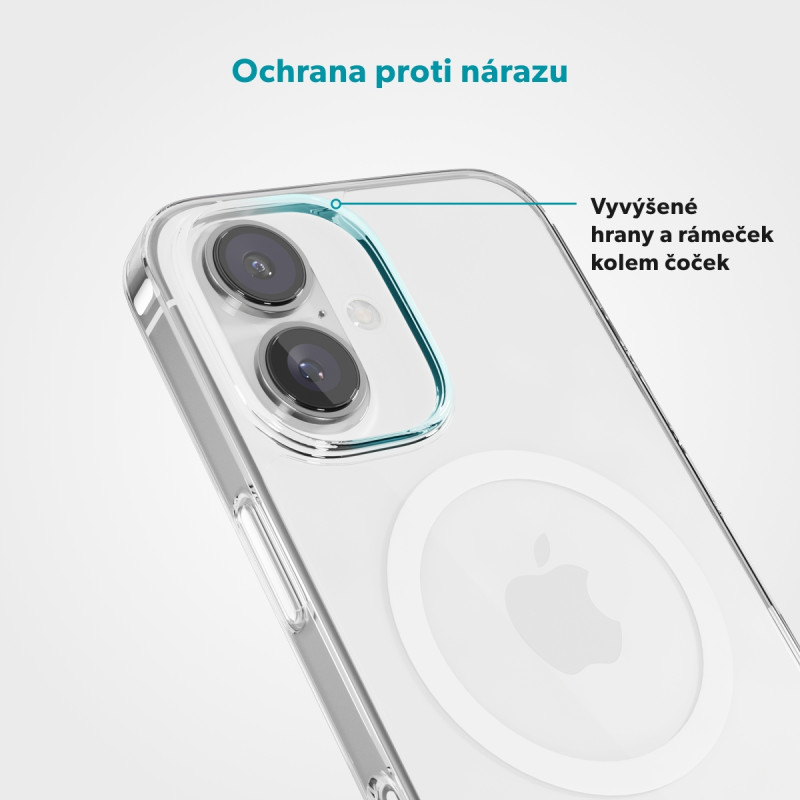 Epico Mag+ Hero kryt iPhone 16 - transparentný