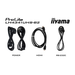 43'' iiyama LH4341UHS-B2: IPS, 4K UHD, 500cd, repro