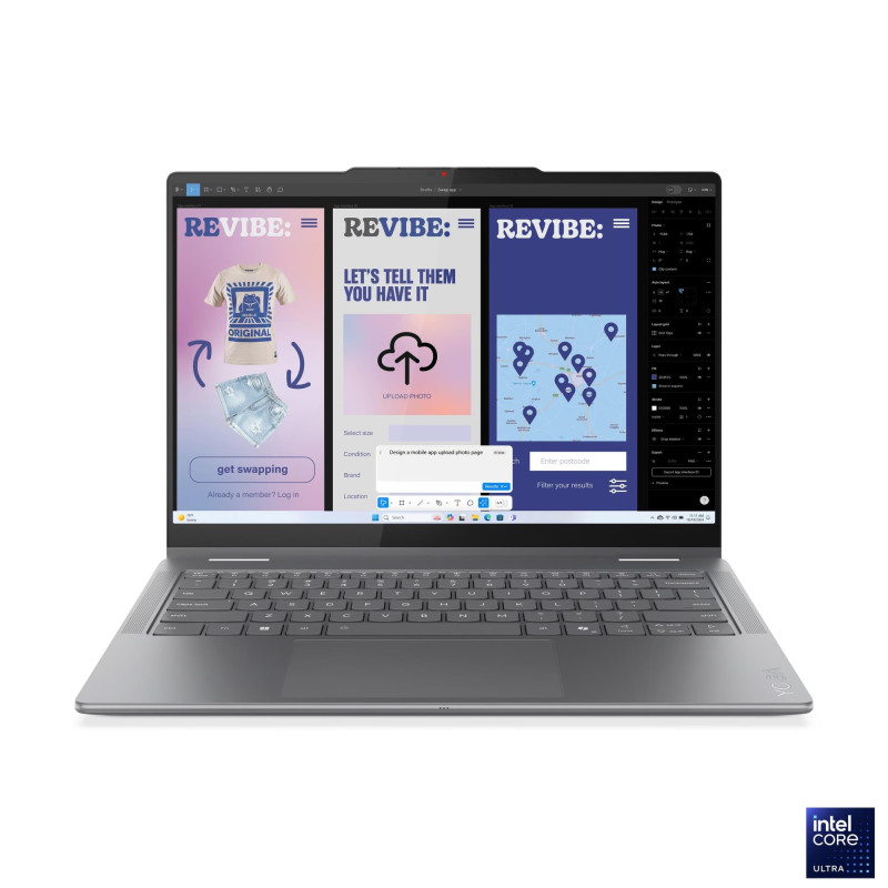 Lenovo Yoga 7 2-in-1/14ILL10/U7-256V/14''/WUXGA/T/16GB/512GB/Intel int/bez OS/Luna Grey/3R On-Site