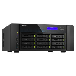 QNAP TS-h1277AFX-R7-32G (Ryzen 7 5,5 GHz, ZFS, 32 GB DDR5 ECC RAM, 12 x 2,5'' SATA, 2 x 2,5 GbE, 2 x 10 GbE)