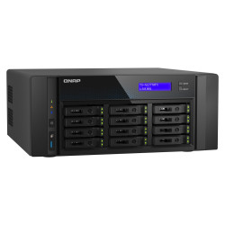QNAP TS-h1277AFX-R7-32G (Ryzen 7 5,5 GHz, ZFS, 32 GB DDR5 ECC RAM, 12 x 2,5'' SATA, 2 x 2,5 GbE, 2 x 10 GbE)
