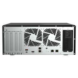 QNAP TS-h1277AFX-R7-32G (Ryzen 7 5,5 GHz, ZFS, 32 GB DDR5 ECC RAM, 12 x 2,5'' SATA, 2 x 2,5 GbE, 2 x 10 GbE)