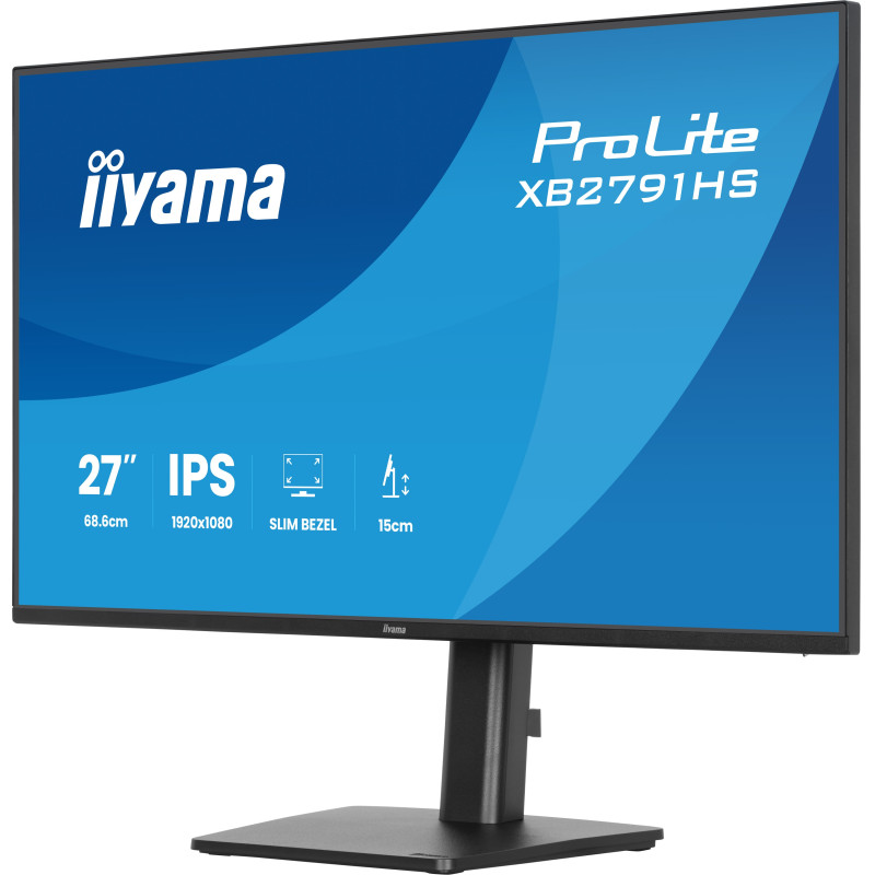 iiyama ProLite/XB2791HS-B1/27''/IPS/FHD/120Hz/1ms/Čierna/3R