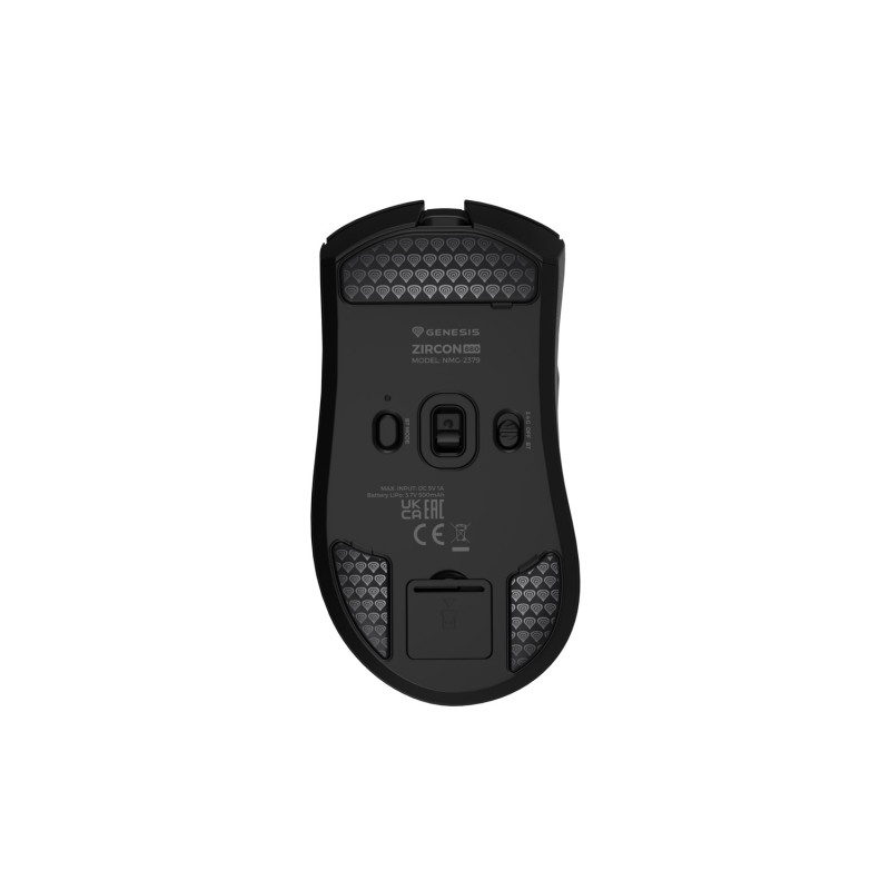 Herná bezdrôtová myš Genesis ZIRCON 880/Herná/Optická/12 000 DPI/USB+BT/Čierna