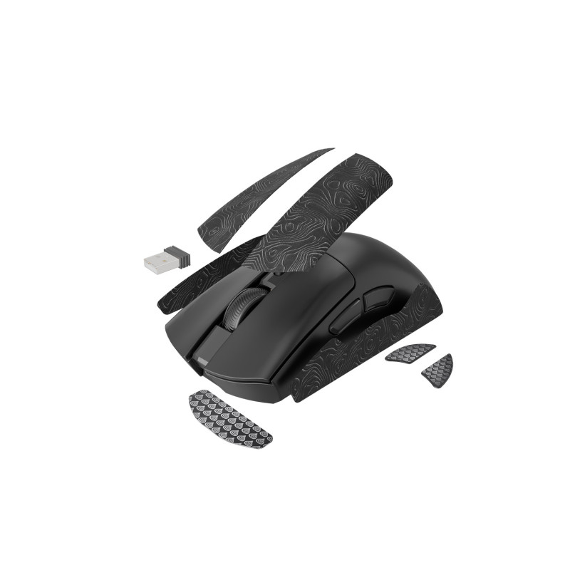 Herná bezdrôtová myš Genesis ZIRCON 880/Herná/Optická/12 000 DPI/USB+BT/Čierna
