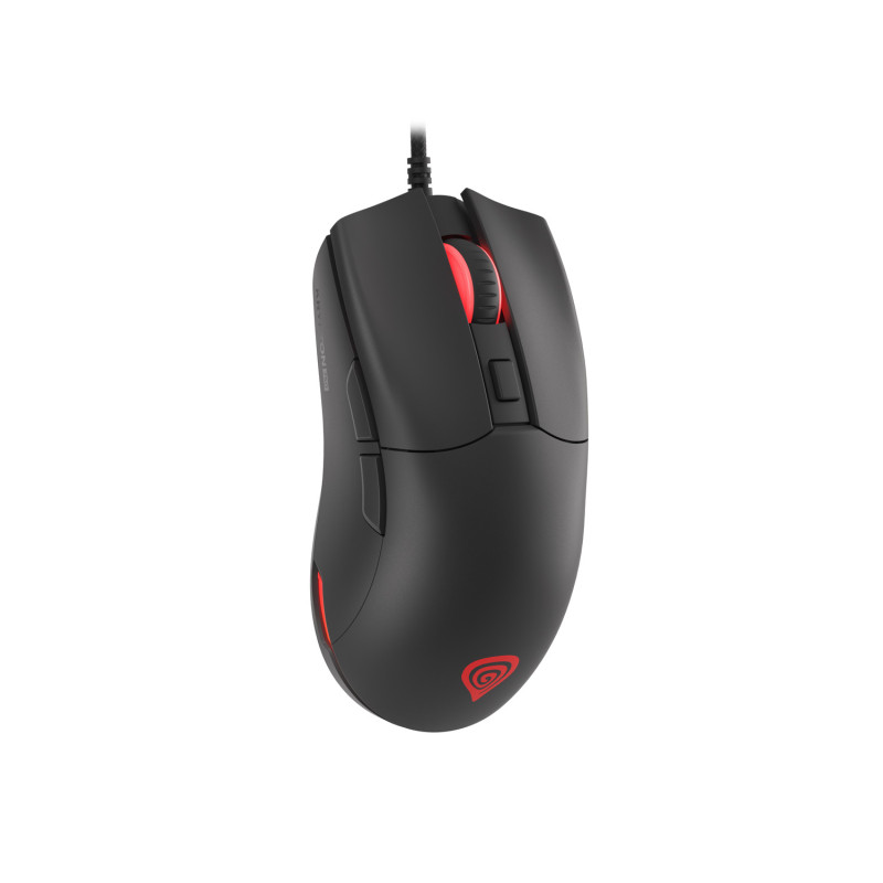 Genesis herná optická myš KRYPTON 750/RGB/8000 DPI/Herná/Optická/8 000 DPI/Drôtová USB/Čierna