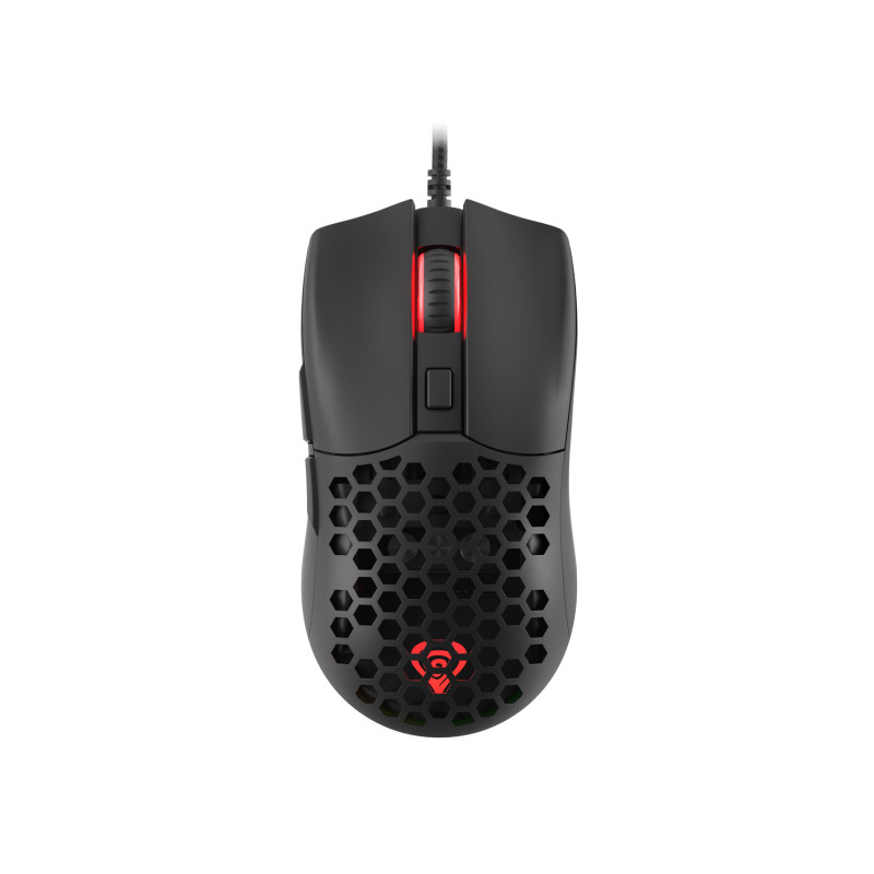 Genesis herná optická myš KRYPTON 750/RGB/8000 DPI/Herná/Optická/8 000 DPI/Drôtová USB/Čierna