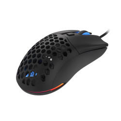 Genesis herná optická myš KRYPTON 750/RGB/8000 DPI/Herná/Optická/8 000 DPI/Drôtová USB/Čierna
