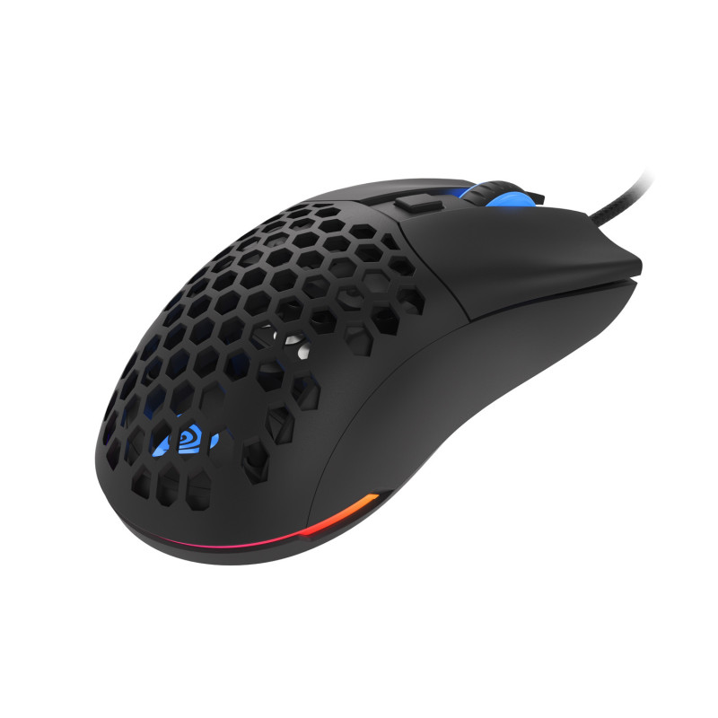 Genesis herná optická myš KRYPTON 750/RGB/8000 DPI/Herná/Optická/8 000 DPI/Drôtová USB/Čierna