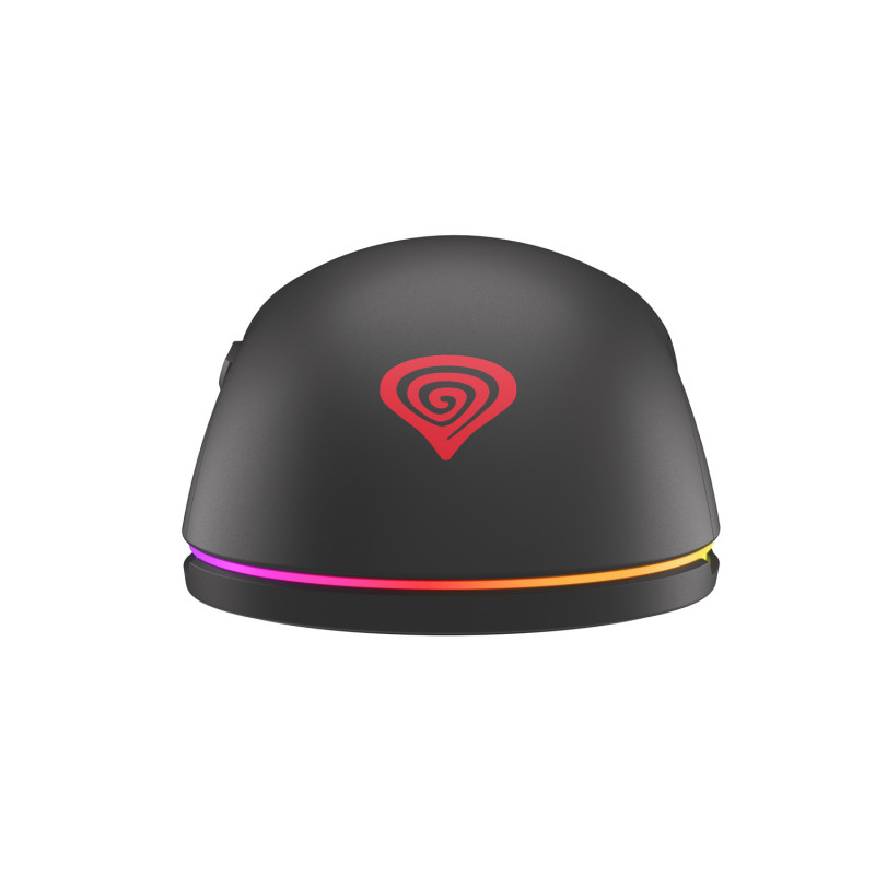 Genesis herná optická myš KRYPTON 750/RGB/8000 DPI/Herná/Optická/8 000 DPI/Drôtová USB/Čierna