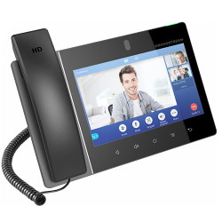 Grandstream GXV3480 SIP video telefón 8''TFT bar.dotyk.displ., Android, 16 SIP úč., 12way audiokonf.
