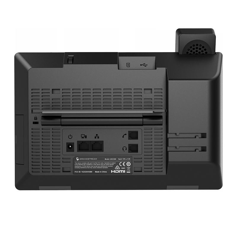 Grandstream GXV3480 SIP video telefón 8''TFT bar.dotyk.displ., Android, 16 SIP úč., 12way audiokonf.