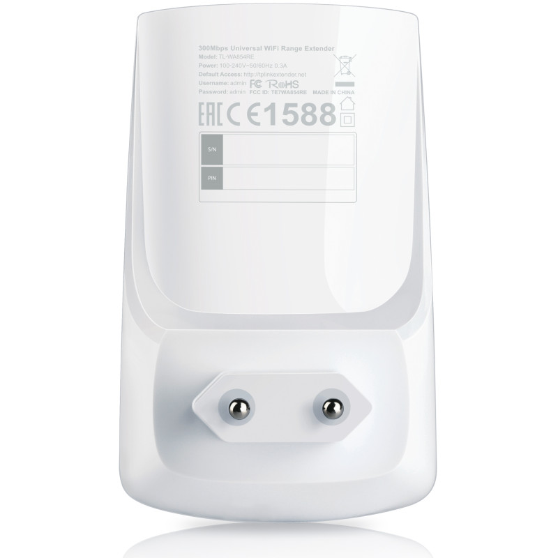 TP-Link TL-WA854RE 300Mbps univerzálny bezdrôtový extender 300 Mbit/s