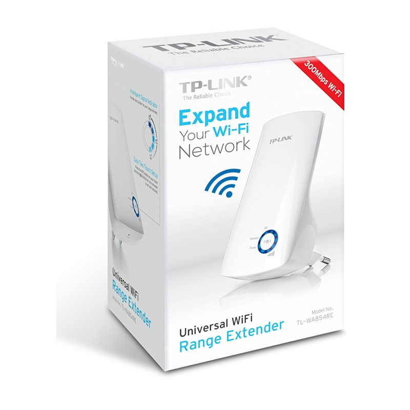 TP-Link TL-WA854RE 300Mbps univerzálny bezdrôtový extender 300 Mbit/s