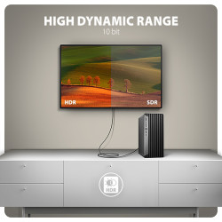 AXAGON RVD-HI20C2, DisplayPort - HDMI 2.0b redukcia/kábl 1.8m, 4K/60Hz
