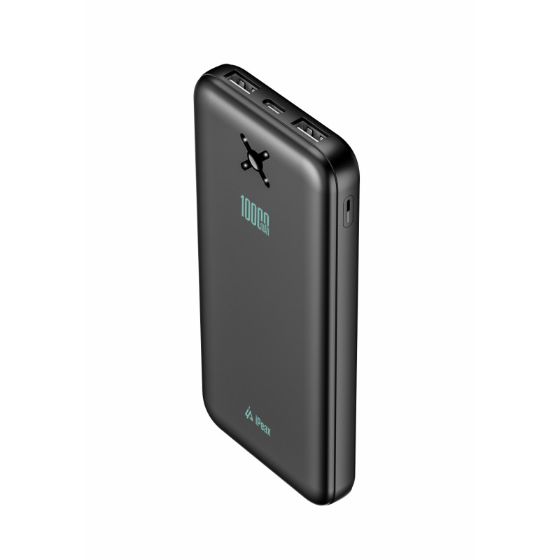 POWER BANKA 10000 mAh, 10,5 W, 2x USB-A ČIERNA