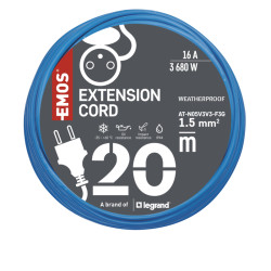 EMOS PREDĹŽKA 1Z 20M 1,5MM NEMRZNÚCI KÁBEL