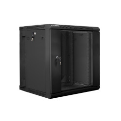 LANBERG RACKOVÁ SKRIŇA 19'' DVOJDIELNA NÁSTENNÁ 12U/600X600 (FLAT PACK) ČIERNA