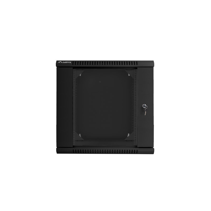LANBERG RACKOVÁ SKRIŇA 19'' DVOJDIELNA NÁSTENNÁ 12U/600X600 (FLAT PACK) ČIERNA