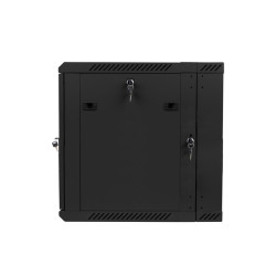 LANBERG RACKOVÁ SKRIŇA 19'' DVOJDIELNA NÁSTENNÁ 12U/600X600 (FLAT PACK) ČIERNA