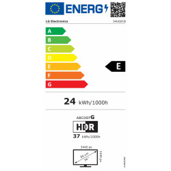 LG UltraWide/34U601B-B/34''/VA/UWQHD/120Hz/5ms/Čierna/2R