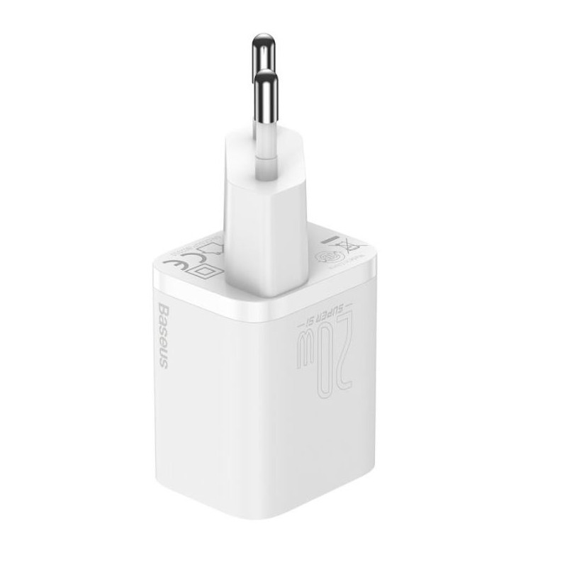 NONAME - Baseus CCSUP-B02 Super Si Quick Nabíjačka USB-C 20W White