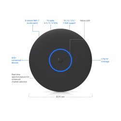 Ubiquiti U7-Pro-XGS-B, UniFi AP U7 Pro XGS, čierna