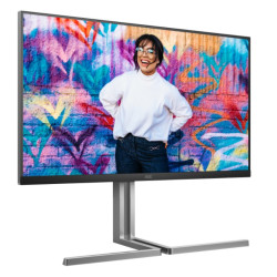 AOC/U32U3CV/32''/IPS/4K UHD/60Hz/4ms/Blck-Slvr/3R