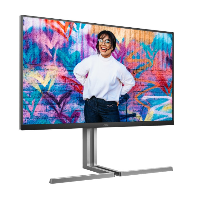 AOC/U32U3CV/32''/IPS/4K UHD/60Hz/4ms/Blck-Slvr/3R
