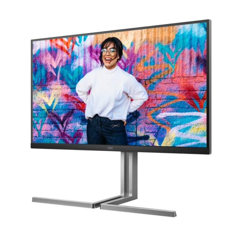 AOC/U32U3CV/32''/IPS/4K UHD/60Hz/4ms/Blck-Slvr/3R