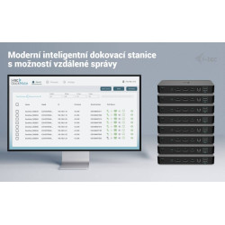 i-tec USB-C Intelligent Triple Display Docking Station, Power Delivery 100W