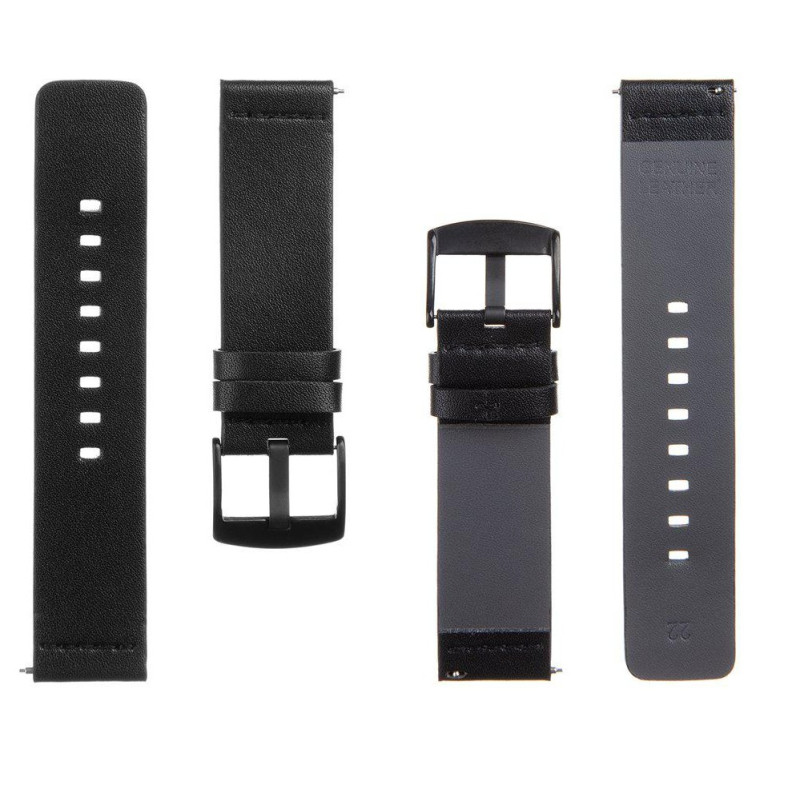 Tactical 307 Kožený Remienok 22mm Black