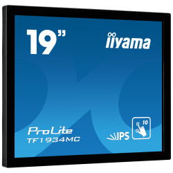 19'' iiyama TF1934MC-B7X: IPS, 1280x1024, capacitive, 10P, 350cd/m2, VGA, DP, HDMI, IP65, čierny