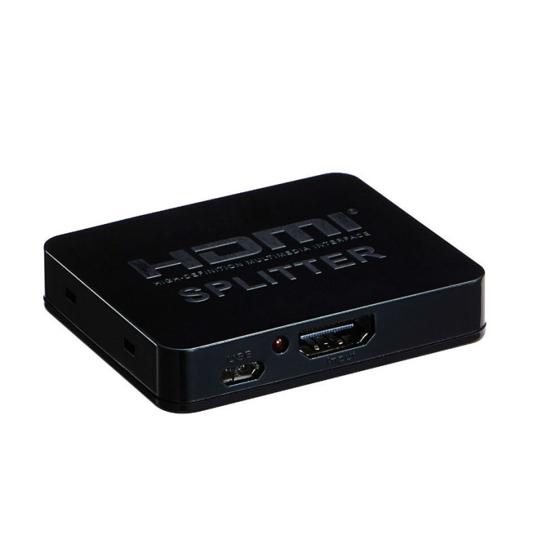 PremiumCord HDMI splitter 1-2 porty, s napájaním z USB, 4K, FULL HD, 3D
