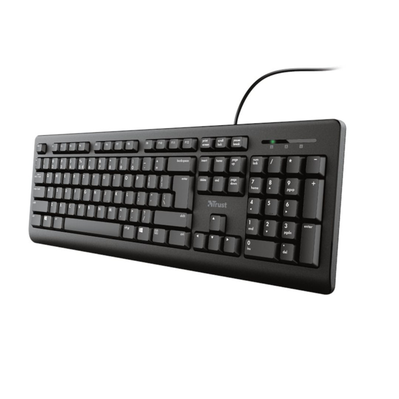 TRUST PRIMO/Drôtová USB/DE layout/Čierna
