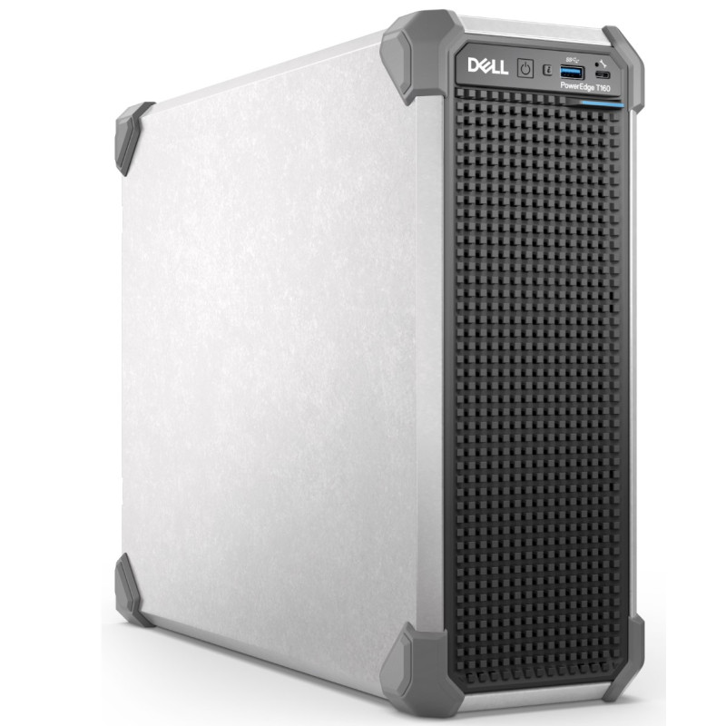 Dell Server PowerEdge T160 6315P/16G/1x2T SATA/3x3.5''+ 2x2.5''/SWRAID/2xGLAN/300W/3NBD