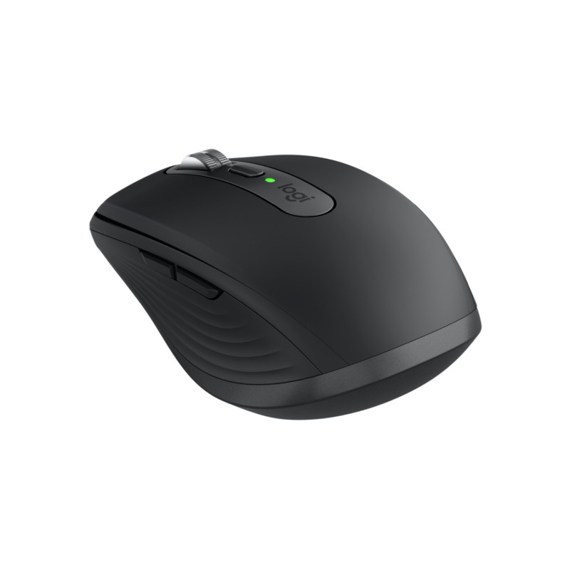 LOGITECH OEM - LOGITECH MX Anywhere 3S/Kancelárska/Laserová/Pre pravákov/8 000 DPI/USB+BT/Grafitová
