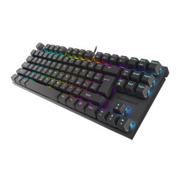 Genesis herná mechanická klávesnica THOR 303/TKL/RGB/Outemu Red/Drôtová USB/ CZ- SK layout/Čierna
