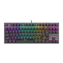 Genesis herná mechanická klávesnica THOR 303/TKL/RGB/Outemu Red/Drôtová USB/ CZ- SK layout/Čierna