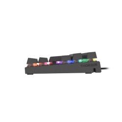 Genesis herná mechanická klávesnica THOR 303/TKL/RGB/Outemu Red/Drôtová USB/ CZ- SK layout/Čierna