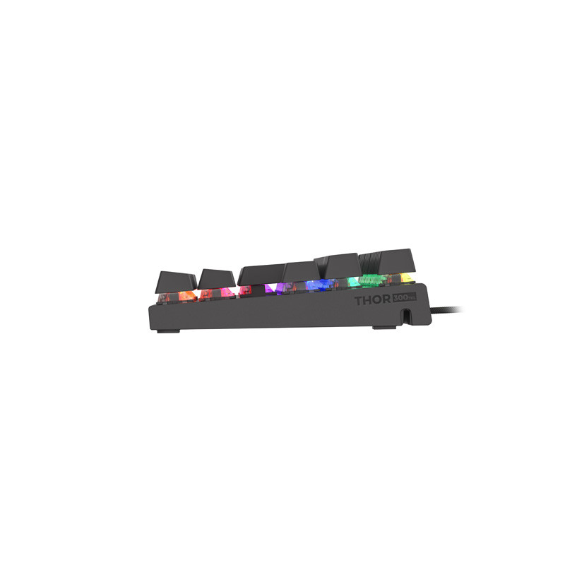 Genesis herná mechanická klávesnica THOR 303/TKL/RGB/Outemu Red/Drôtová USB/ CZ- SK layout/Čierna