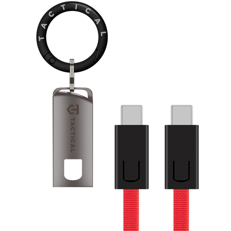 Tactical OODA Loop Cable USB-C/USB-C Red