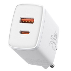 NONAME - Baseus CCXJ-B02 Compact Quick Nabíjačka USB/USB-C 20W White