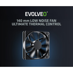 EVOLVEO G750,750W,ATX3.1,14cm,aPFC,80+GOLD,3YRW