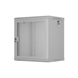 LANBERG - NÁSTENNÁ INŠTALAČNÁ SKRIŇA 19'' 12U 600X450 ŠEDÉ PERFOROVANÉ DVERE - PLOCHÉ BALENIE