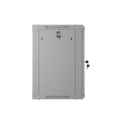 LANBERG - NÁSTENNÁ INŠTALAČNÁ SKRIŇA 19'' 12U 600X450 ŠEDÉ PERFOROVANÉ DVERE - PLOCHÉ BALENIE