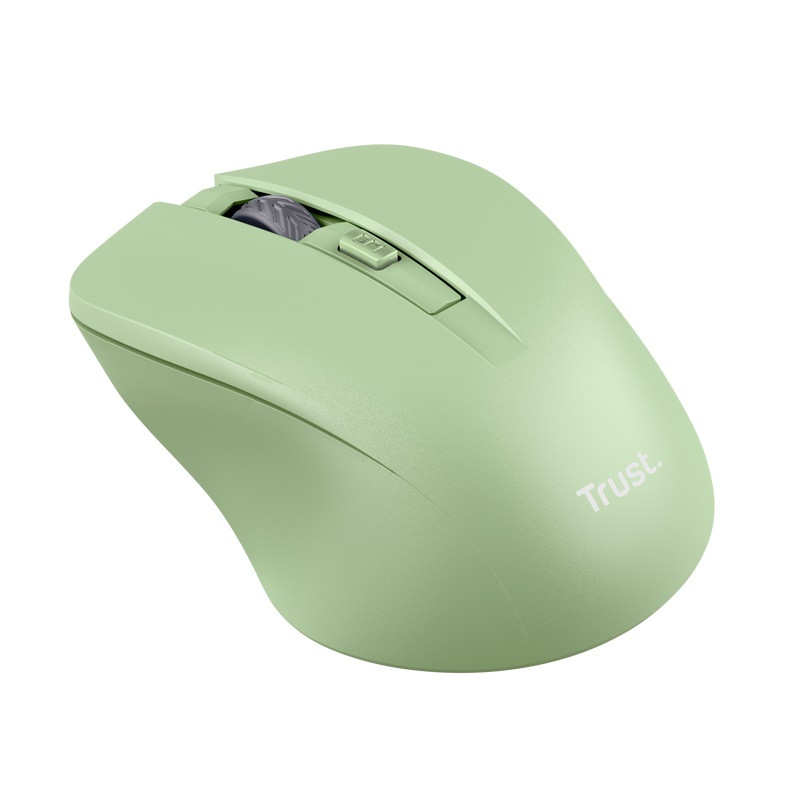 Trust Mydo/Kancelárska/Optická/1 800 DPI/Bezdrôtová USB/Zelená
