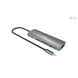 i-tec USB-C Metal Nano Docking Station 4K HDMI LAN, Power Delivery 100 W + Charger 100 W (bundle)
