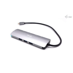 i-tec USB-C Metal Nano Docking Station 4K HDMI LAN, Power Delivery 100 W + Charger 100 W (bundle)
